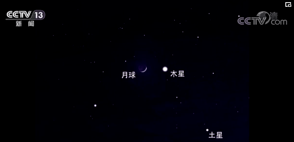 星月|今天傍晚抬头看！收获新年首场“星月童话”的浪漫