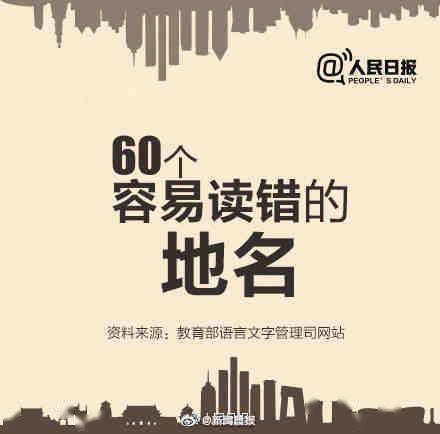 qi|自测60个容易读错的地名