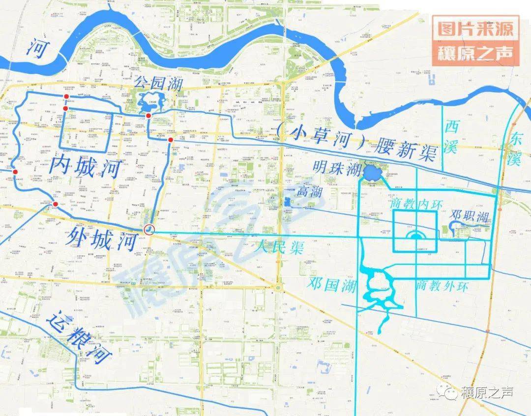 邓州护城河改造示意图图片