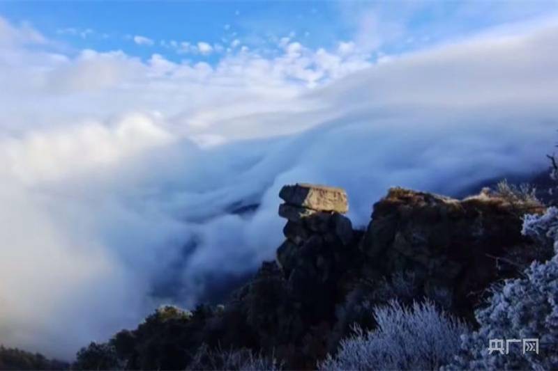 庐山|冬韵美！庐山现瀑布云雾凇景观