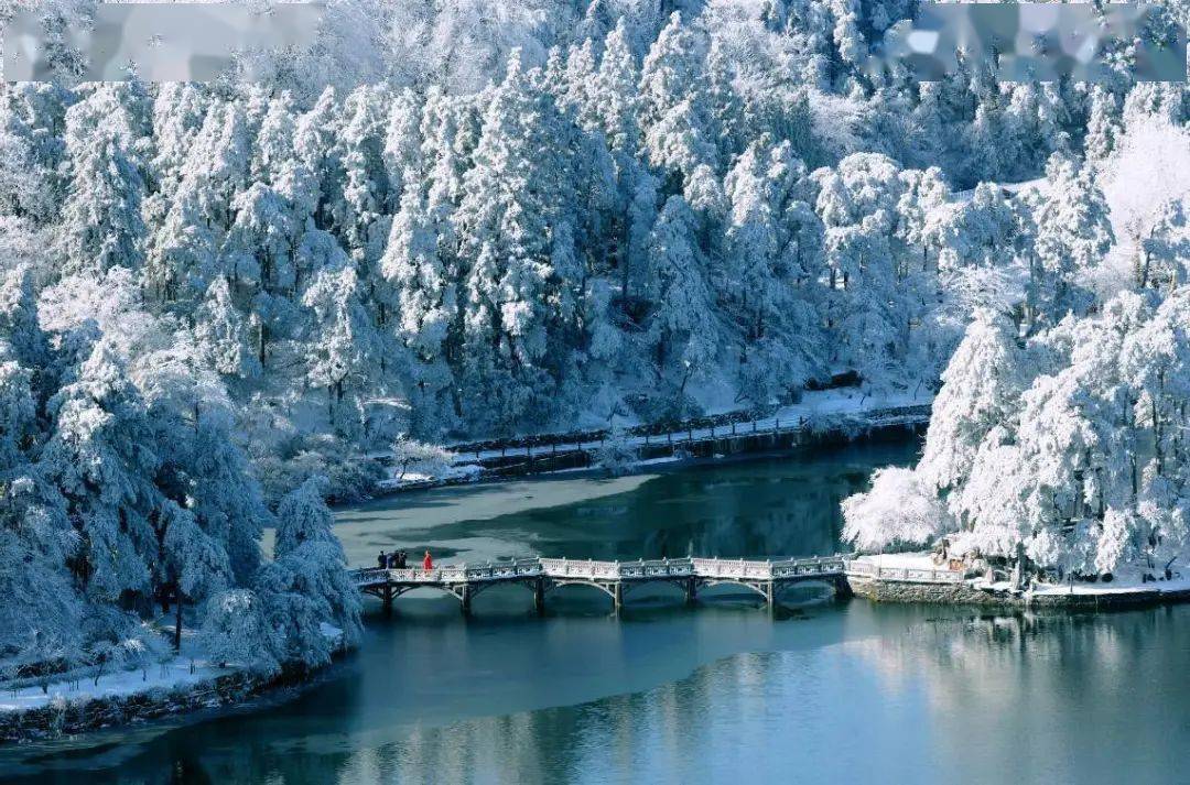 美出天际南国雪景何处寻尽在冬日庐山