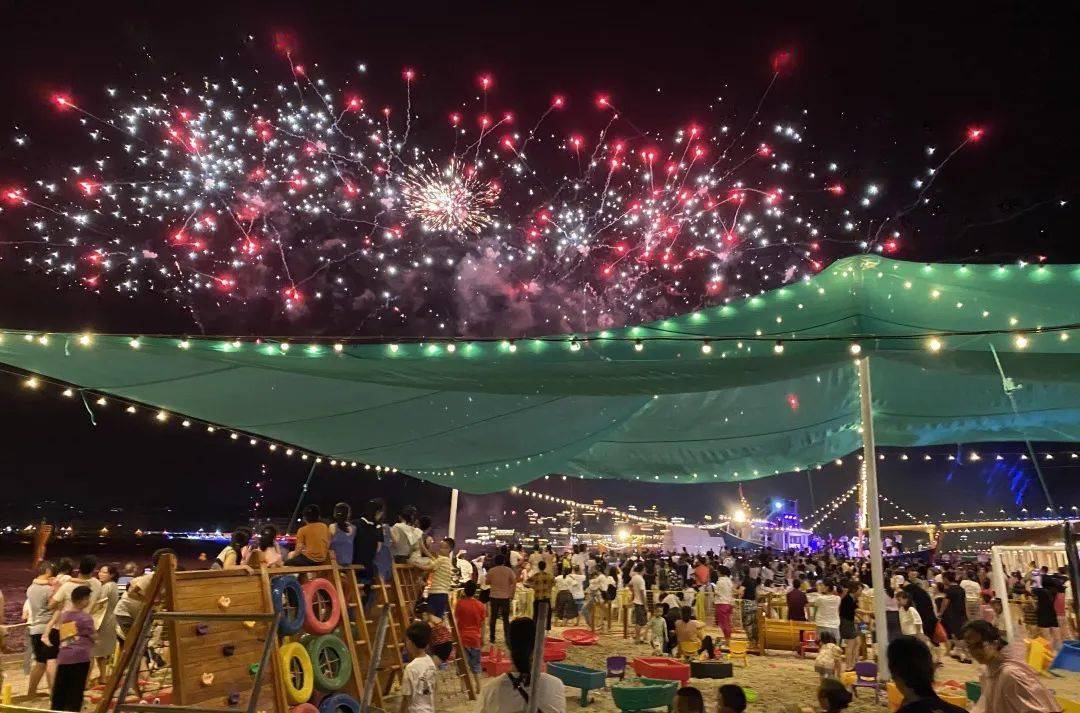 抖音岛文化周主题活动韭菜岙沙滩公园&保时捷2021沙滩狂欢派对海上