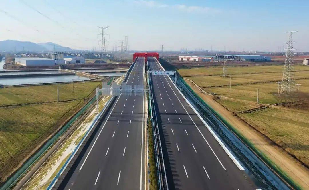 喜大普奔溧阳这条高速路段建成啦