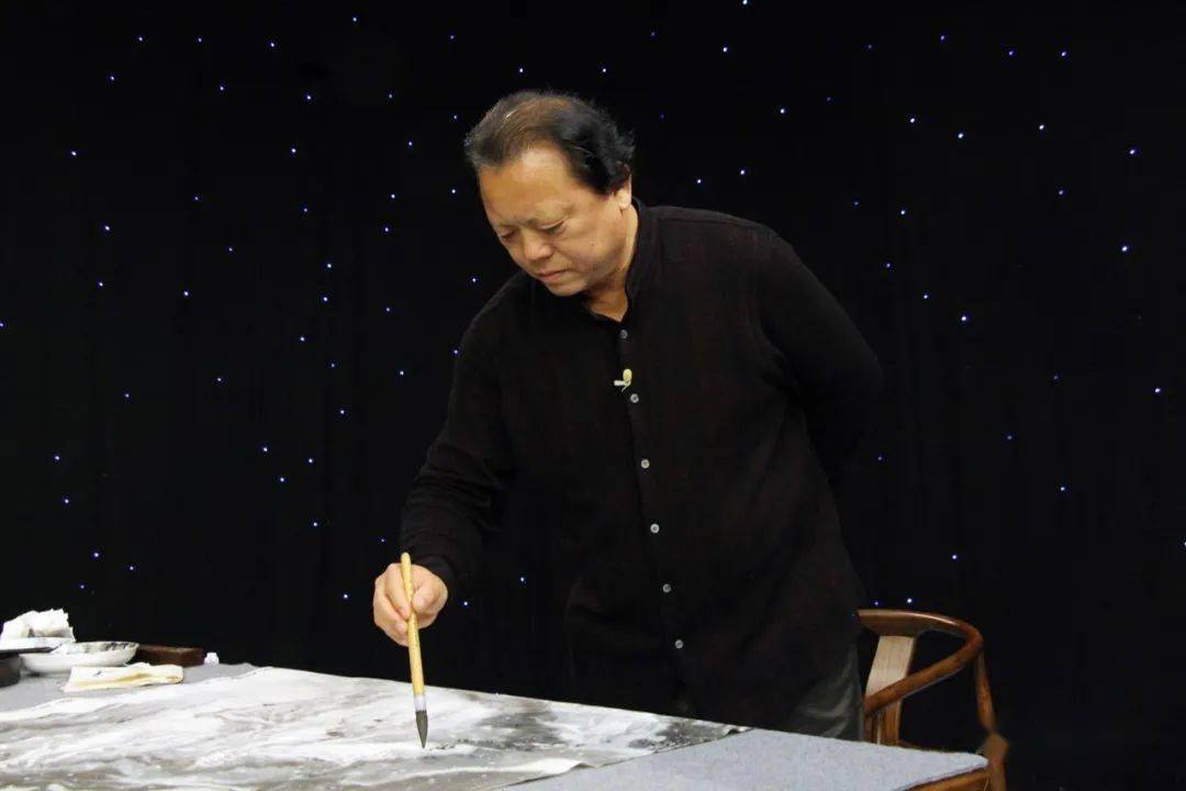 一幅画的诞生洪潮太行冬韵