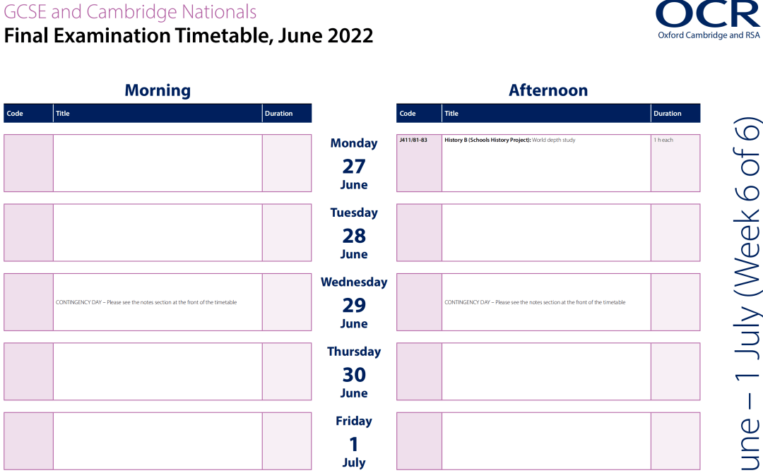 进行|最新官方反馈！2022年夏季A-level/GCSE考试将如期举行！（附考试时间表）