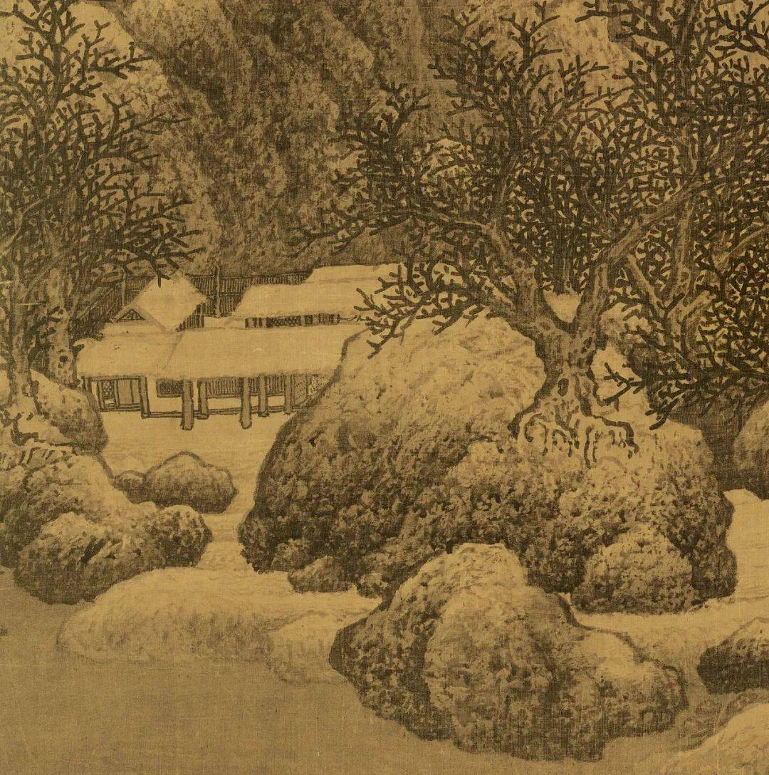 冬日赏这幅最美《雪景寒林图》_国画_画面_范宽