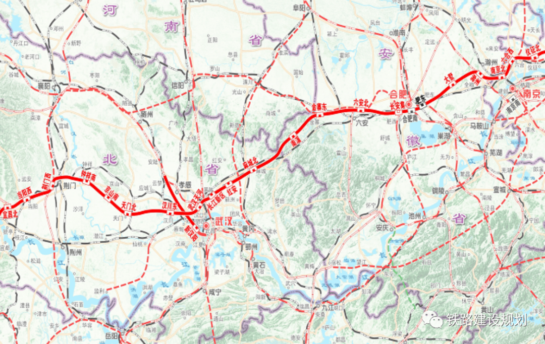 沿江高铁金寨段规划图图片