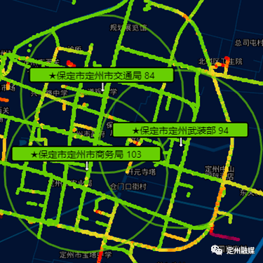 定州出租車頂燈又增設了新裝備