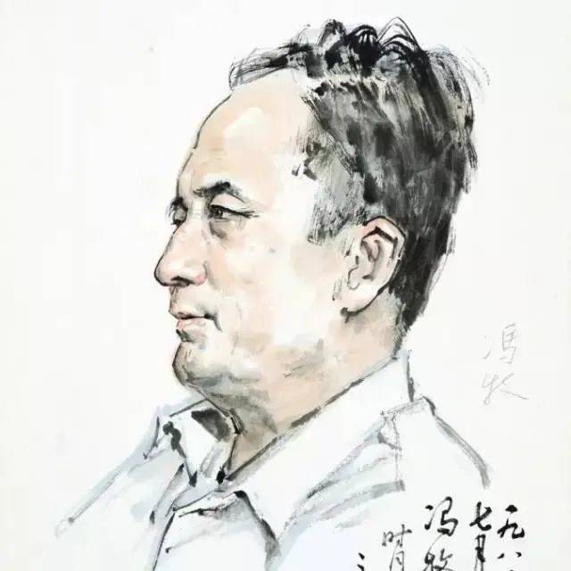杨之光画名人肖像_岭南_画派_书画