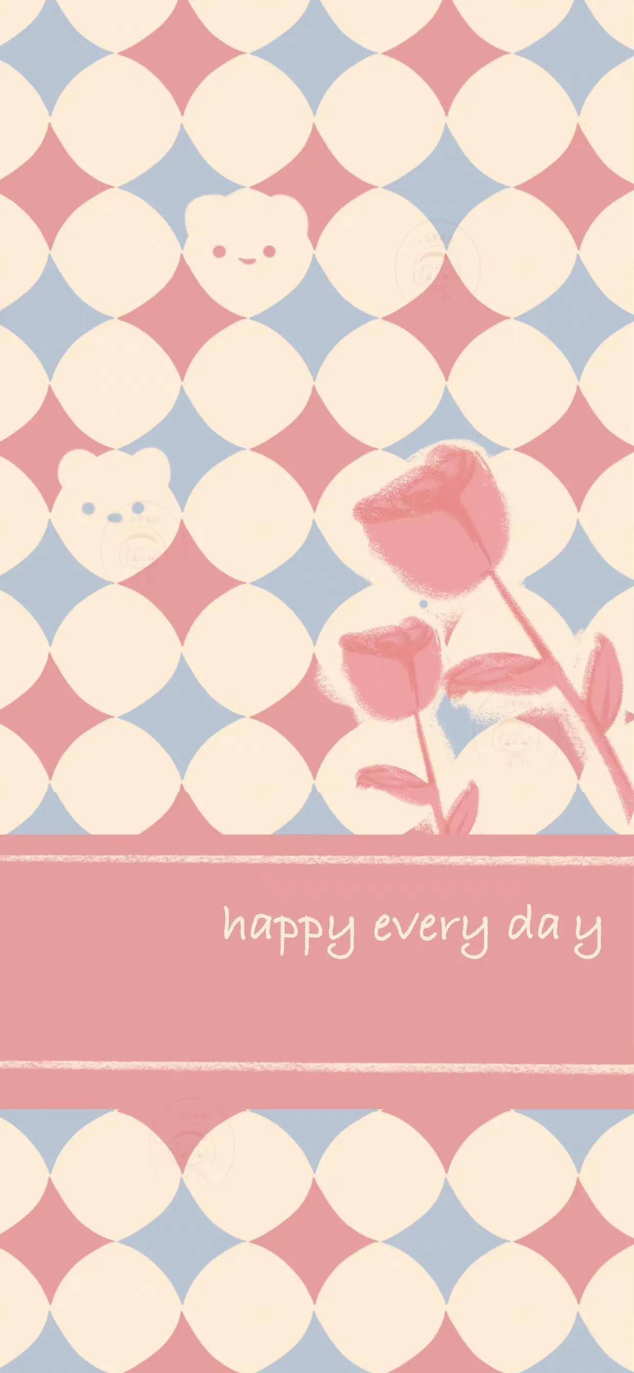 可爱清新风格的壁纸_壁纸_风格, image size:1242x2688