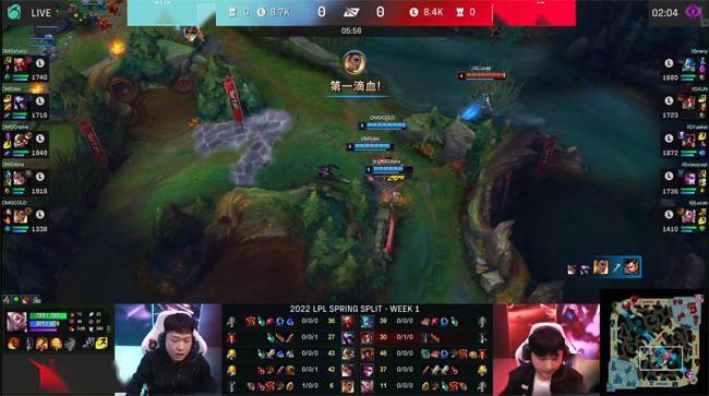 男刀|LOL-LPL：山鸡哥酒桶致命追击通关水泉，OMG 2-0击败iG喜提三连胜