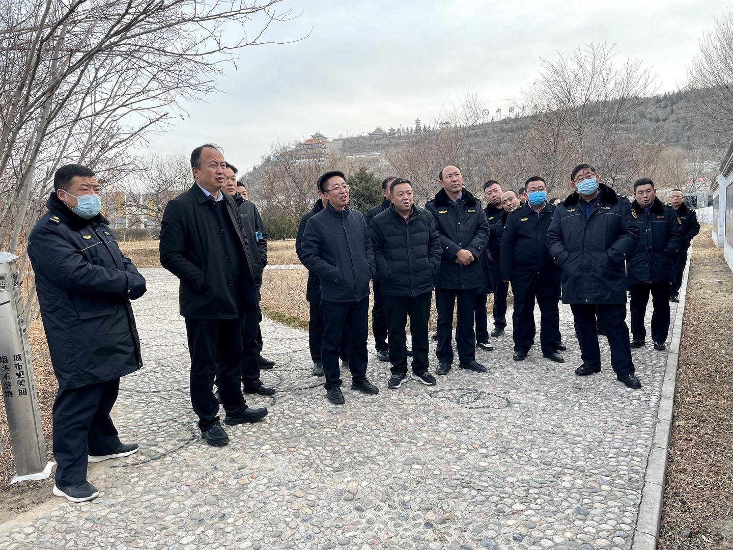 定西市住建局调研通渭县城市精细化管理工作