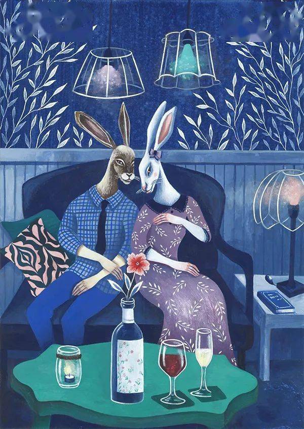 冷色调商业插画设计集锦