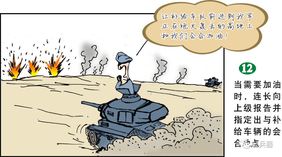 【漫画】二战德军装甲战术:进攻(8)
