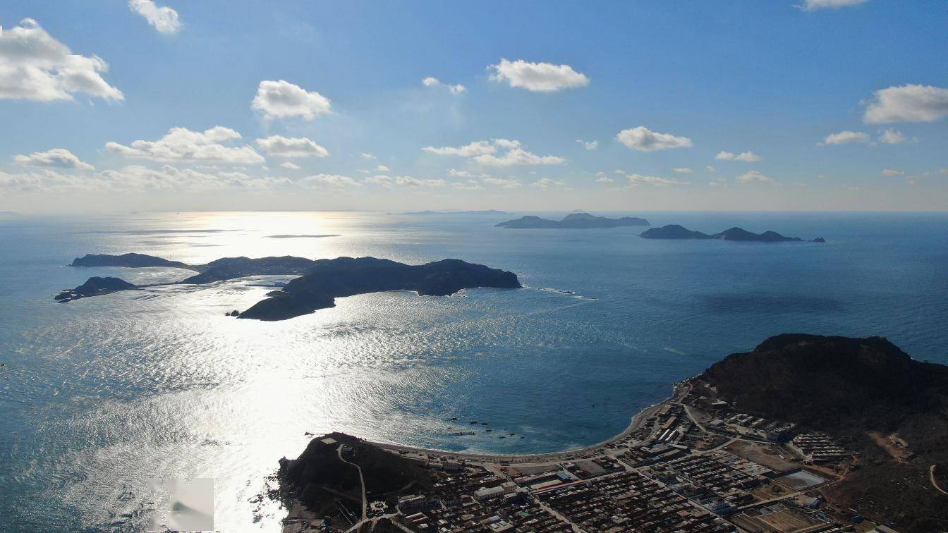 组图航拍镜头下的北隍城岛美翻了