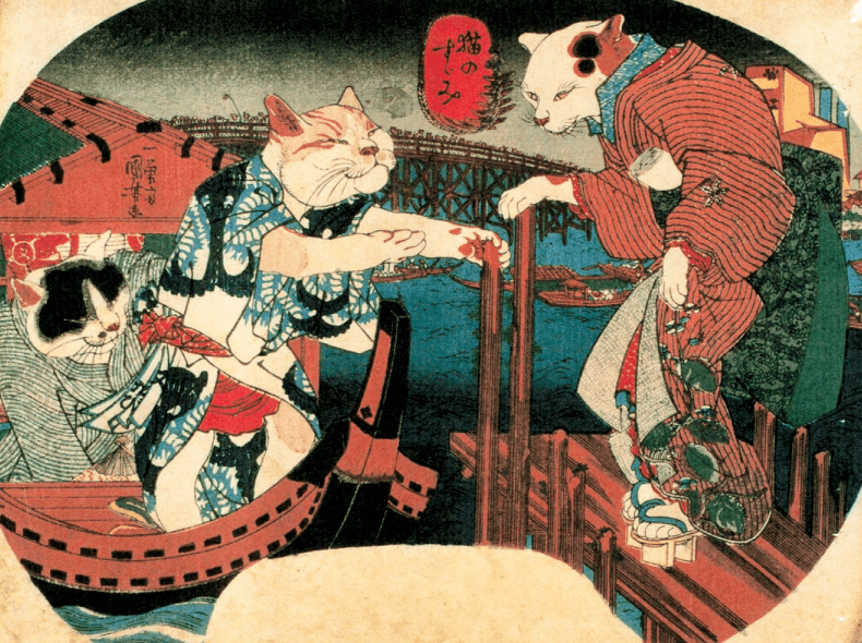 浮生百态绘_浮世绘_潘力_歌川