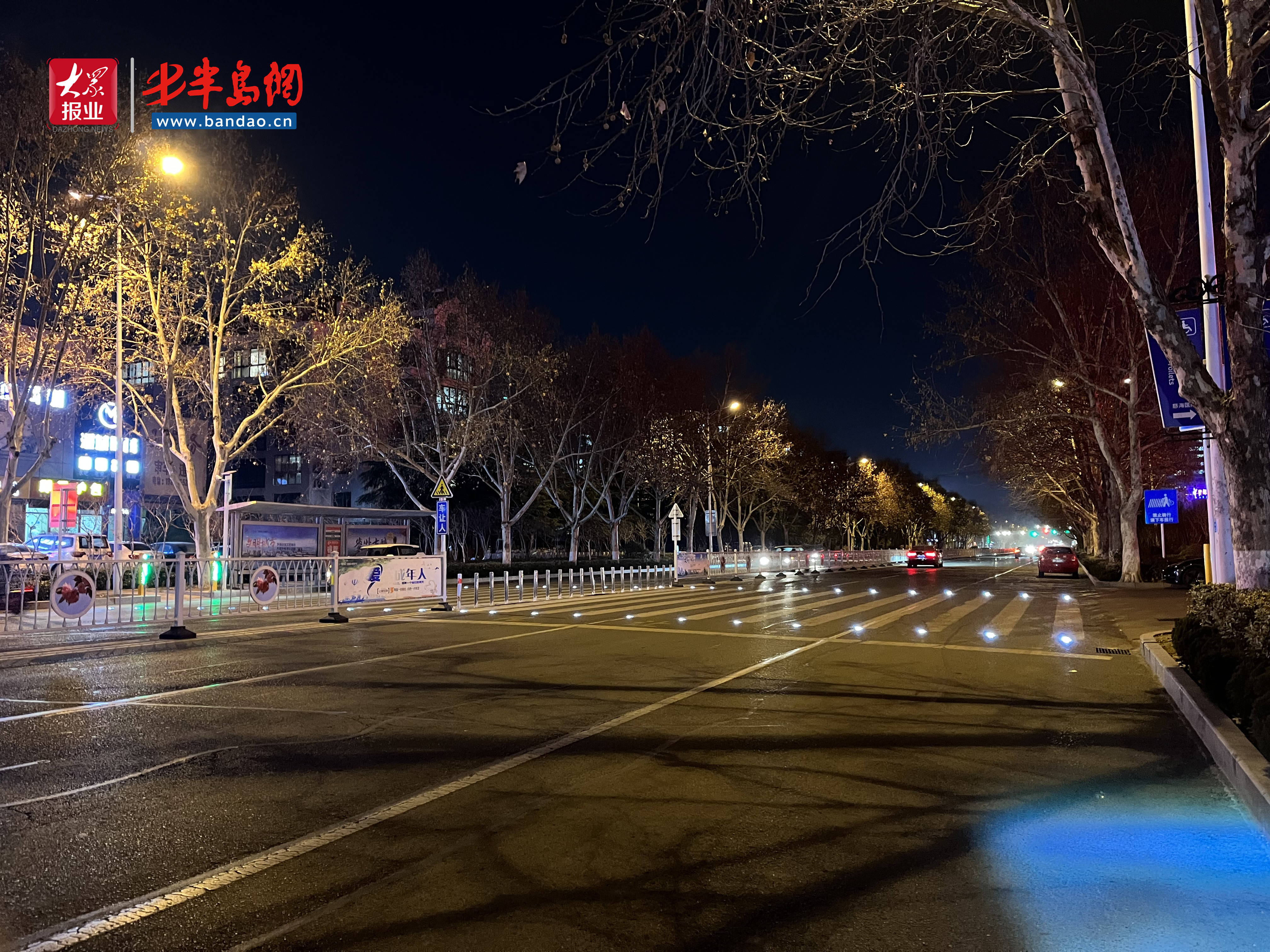 马路照片 夜景实拍图片