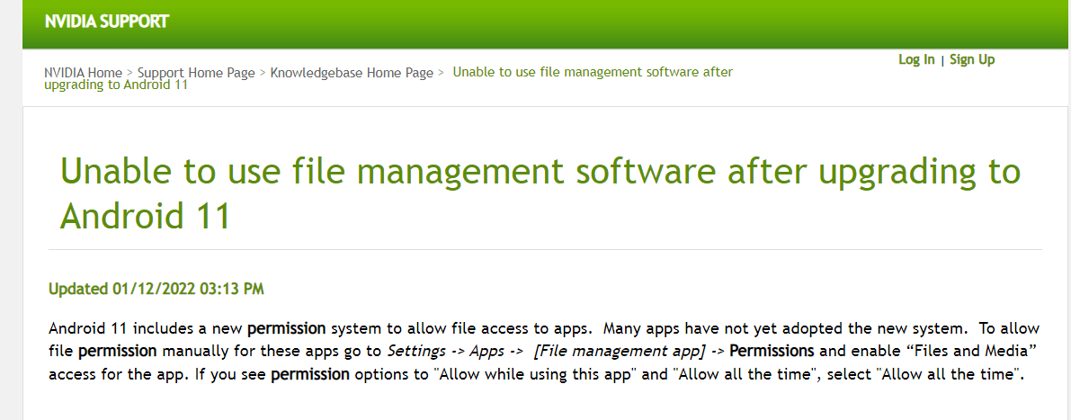 英伟达给 7 年前的 Shield TV 游戏盒升级安卓 11，却遇大量投诉