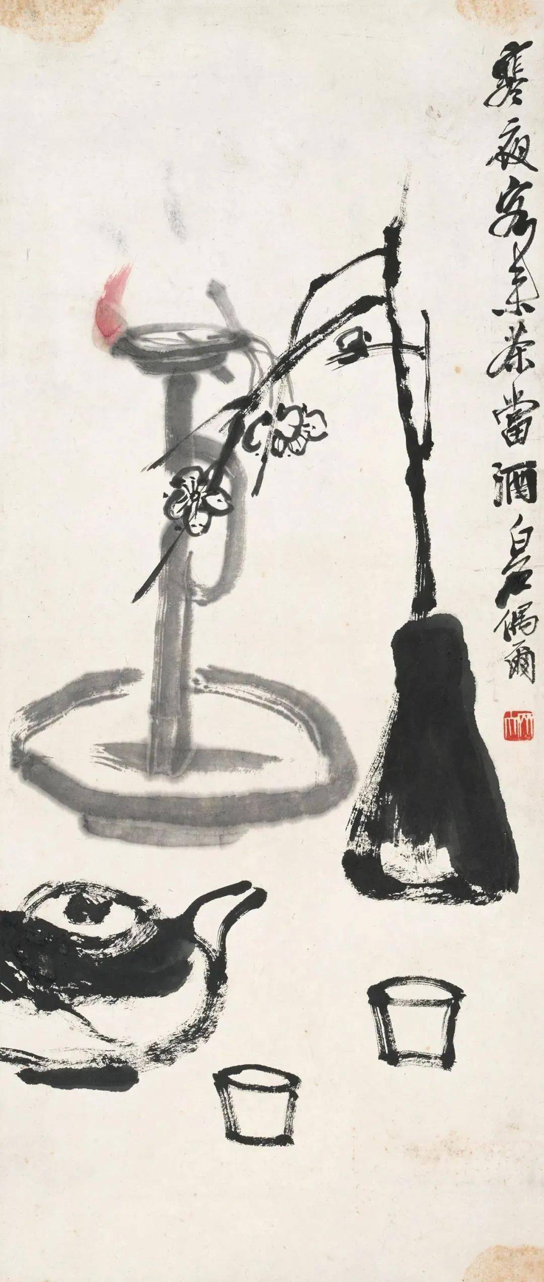 赏齐白石笔下的冬景