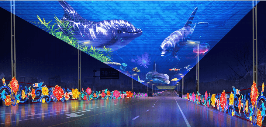 东胜led天幕即将亮相