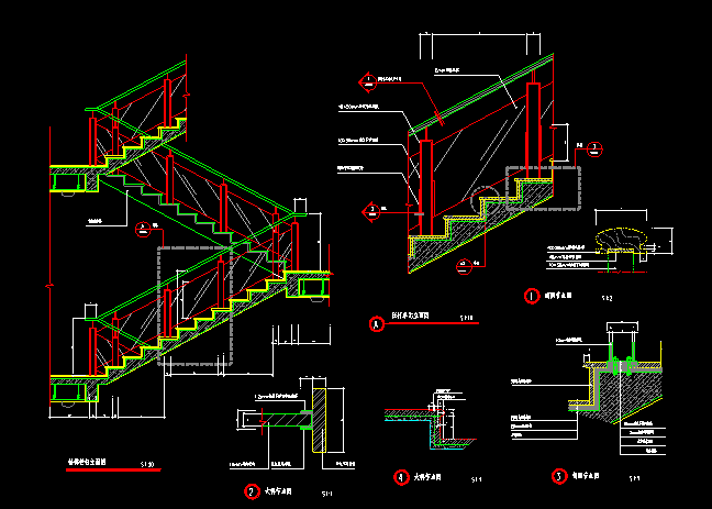 楼梯节点图1楼梯节点图2其他太多省略