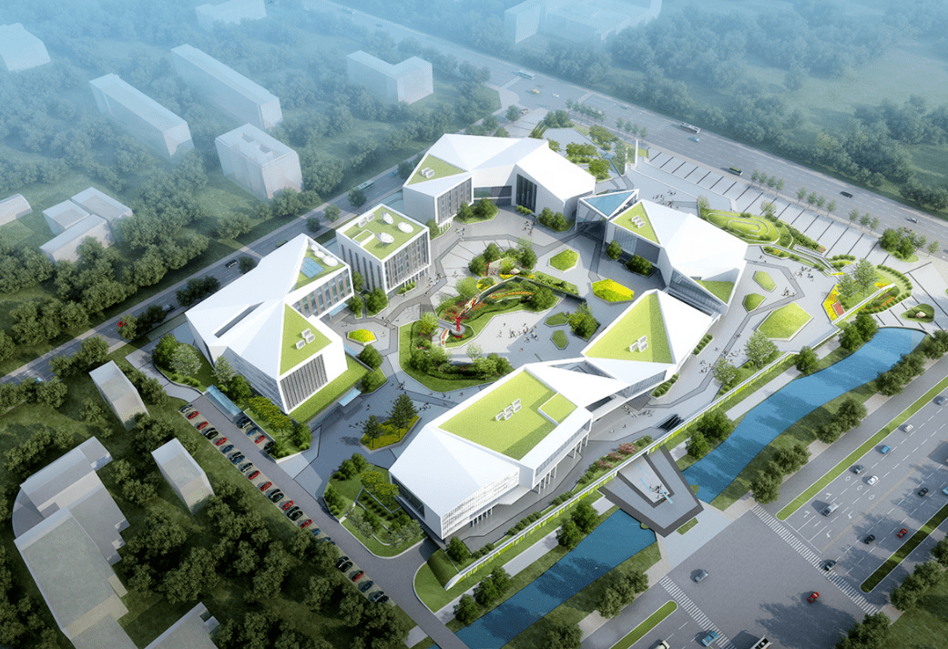 涟水滨河新城规划效果图欣明·文锦城项目,择址滨河新城价值高地,居拥