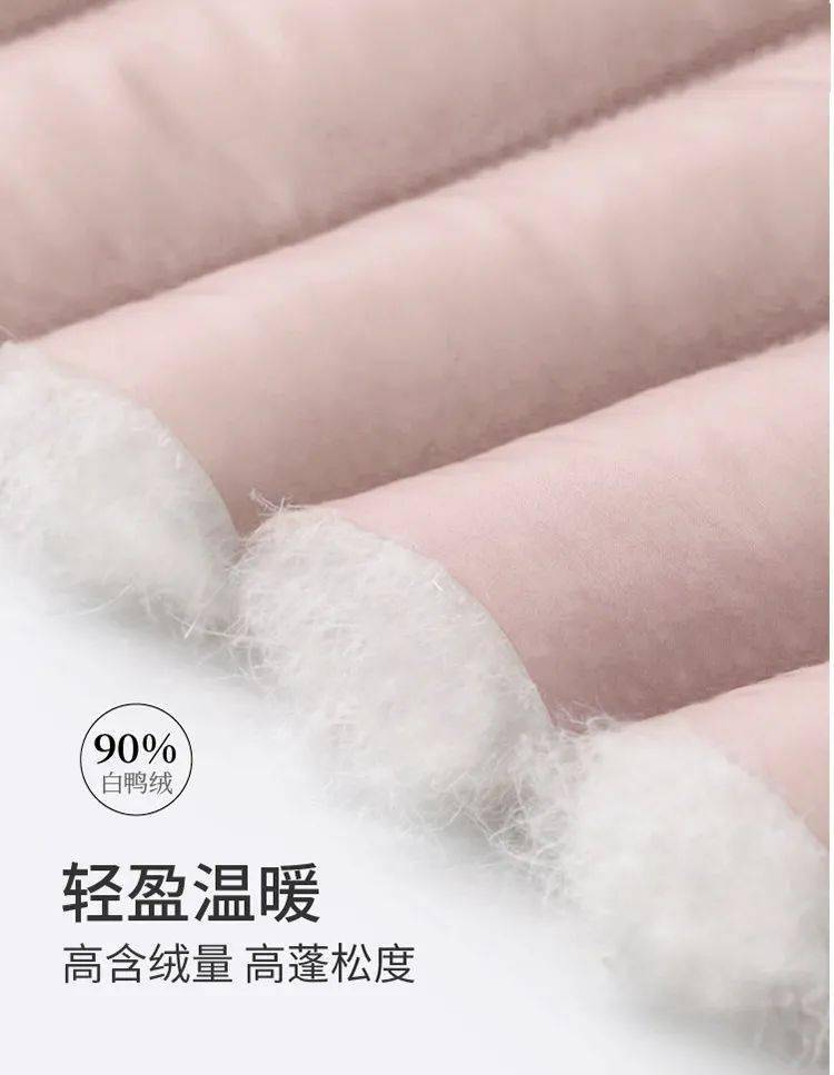 设计 显瘦10斤的羽绒服,百元内无敌!超大白鸭绒,蓬松保暖~