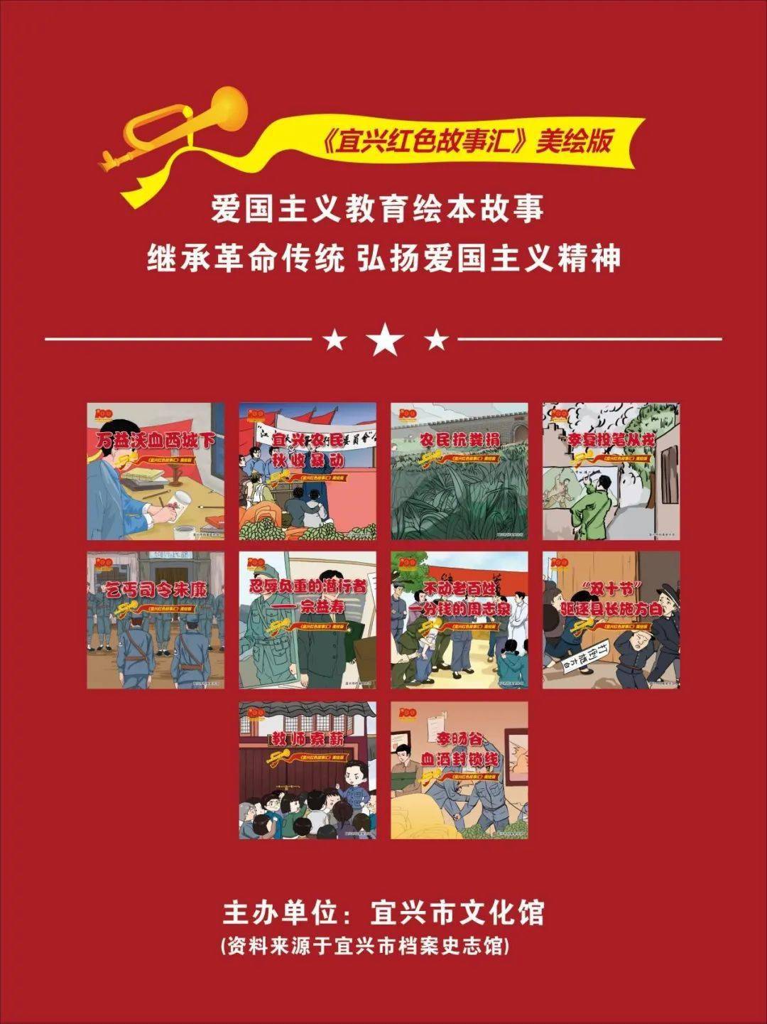 "同心向党 奋斗有我"宜兴红色爱国主义教育绘本故事展活动时间:1月26