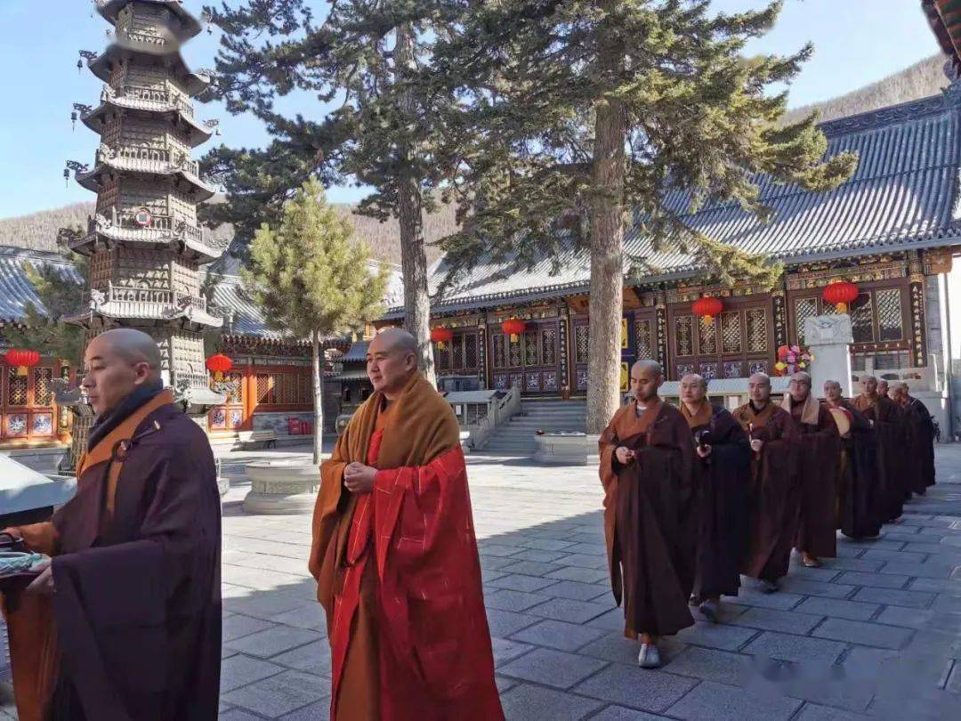 辞旧迎新 五台山黛螺顶寺壬寅年春节祈福活动通启_法会_吉祥_佛法