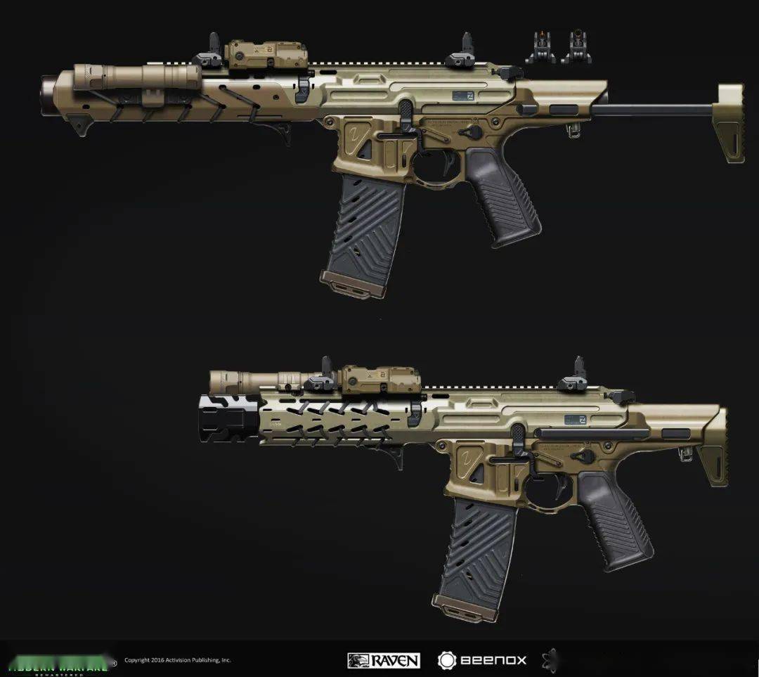 参考枪械设计收藏不亏rickzeng作品分享7game