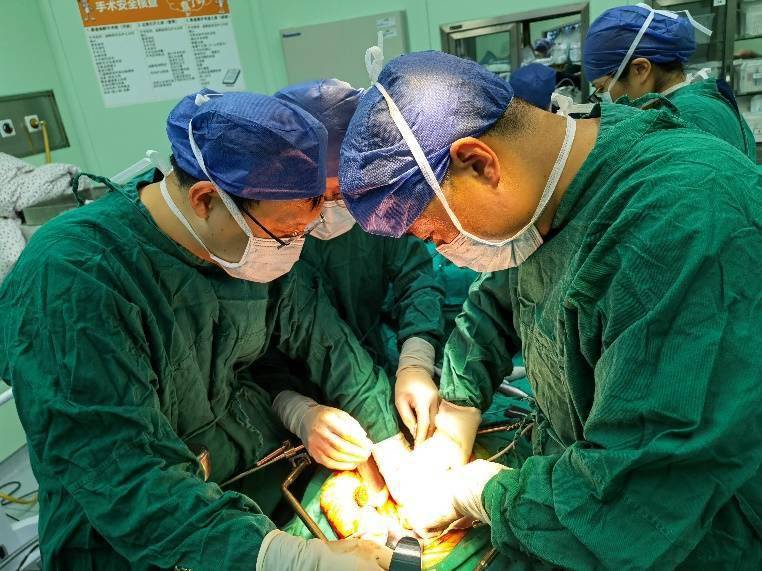 任善成|十斤肿瘤像足球般填满女子腹腔，上海医生不到两小时将之切除