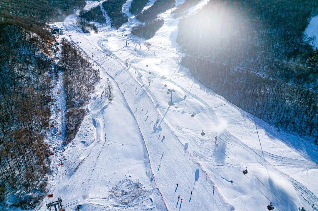 内蒙最大滑雪场图片
