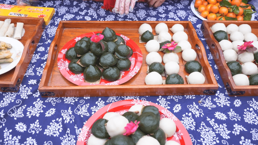 氛围|舞龙祈福、打年糕、吃春卷…传统习俗与特色美食齐备！浙江德清乡里年味浓→