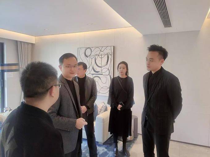 抚州报道王茂柱到硕丰城项目参观指导