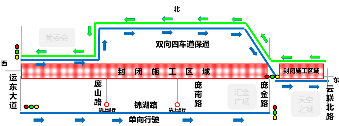 笠泽路西延春节后通车!另外云梨路交通出行又有新变化!