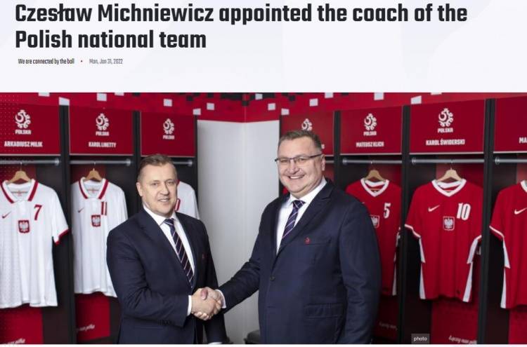 官方：米奇涅维奇担任波兰国家队新帅，将率队征战世预赛附加赛_瑞典_胜者_俄罗斯
