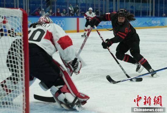 女子|女子冰球小组赛：瑞士负于加拿大