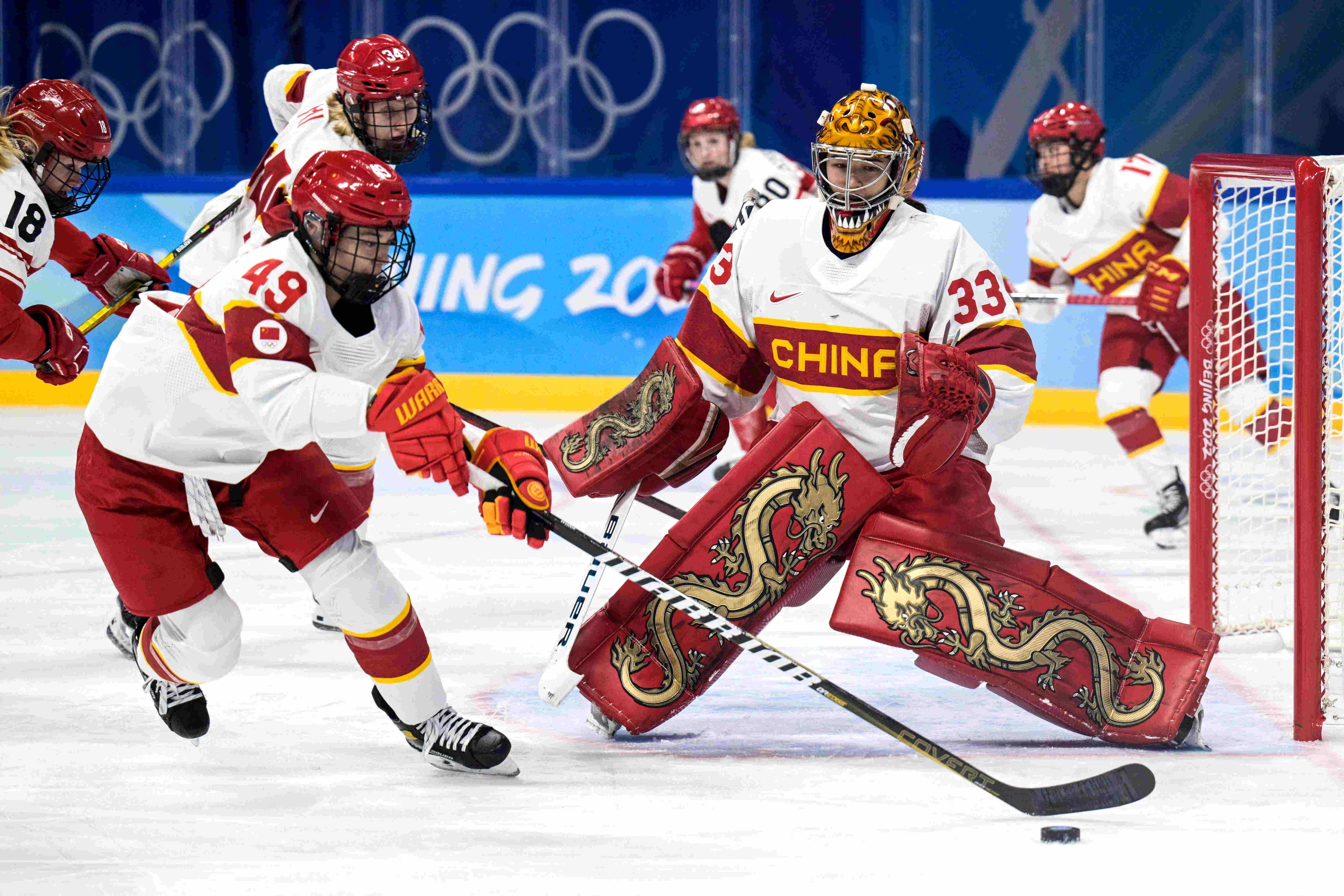 北京冬奥会中国冰球队图片