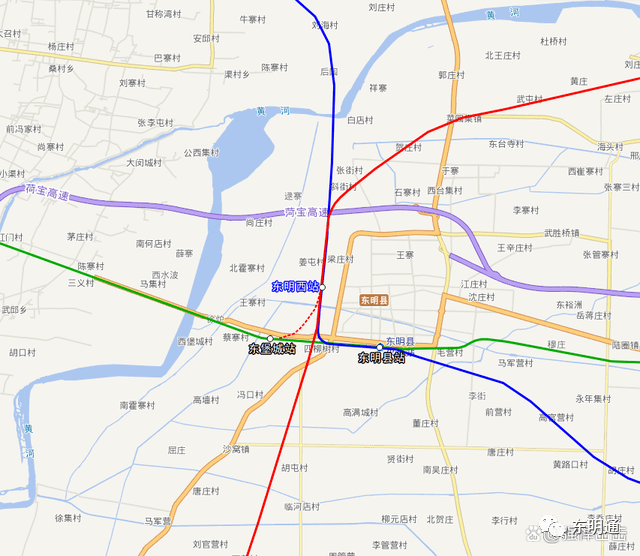 东明县公路规划图图片