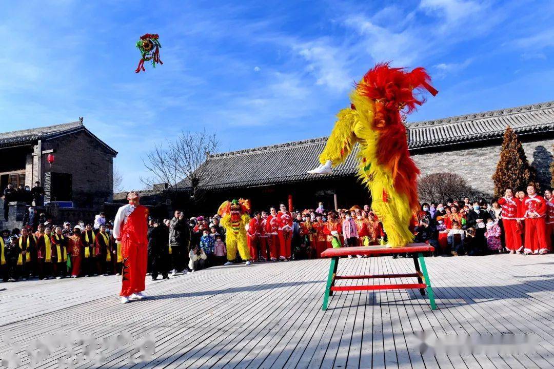 张壁古堡春节活动图片