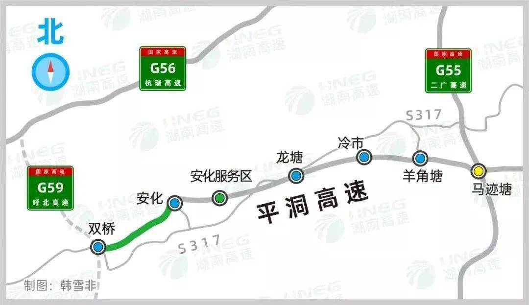 安化高速公路规划图图片