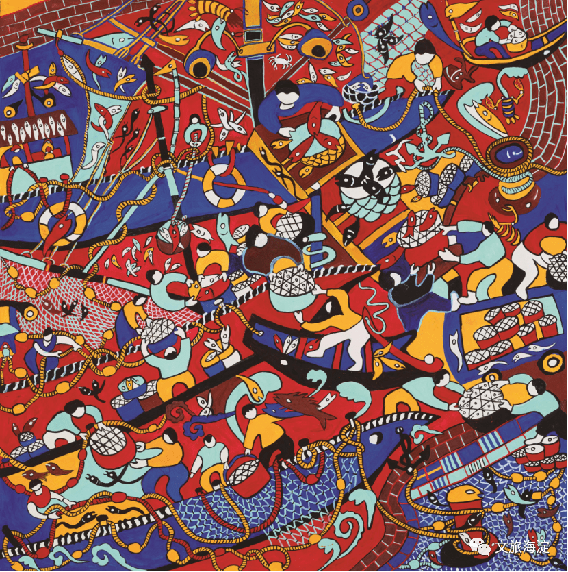 福建80cm×80cm《鱼丰鸭肥荷花香》周聪江苏67cm×134cm《惠风》吴