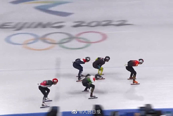 速滑|北京冬奥短道速滑男子1000米1/4决赛 武大靖、任子威、李文龙进入半决赛