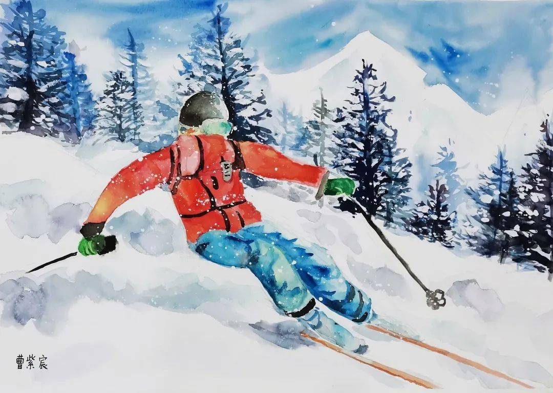 26幅作品入选"冬奥童画国礼"_杨建伟_素材_卢昱