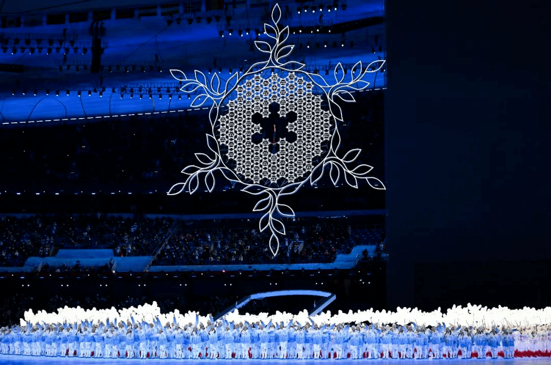 冬奥会开幕式雪花图片