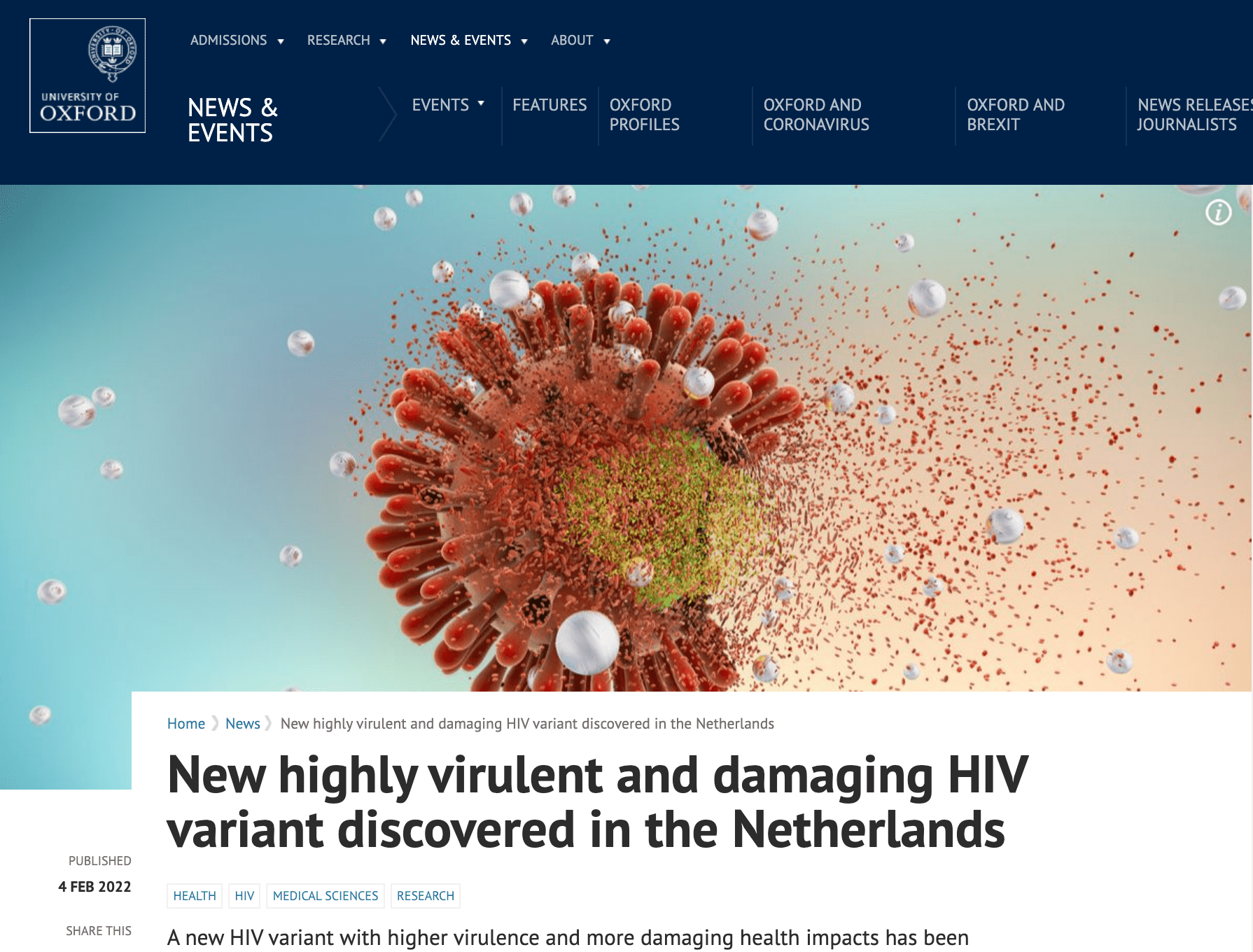 发现更强更具传染性的hiv变体,论文作者表示无需恐慌_研究_病毒_变异