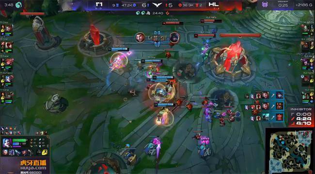 中路|LOL-LCK：Faker维克托致命射线融化后排，T1 2-1击败HLE豪取七连胜