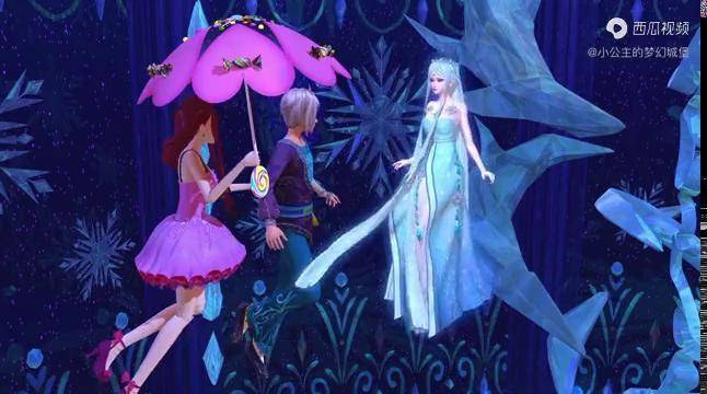 精灵梦叶罗丽4冰公主一言不合就使用魔法冰封王子全身细胞