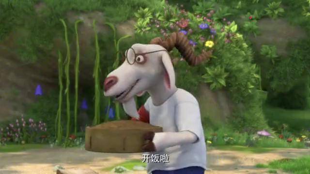 山羊老师带着小熊大和小吉吉摘玉米学会了团结就是力量