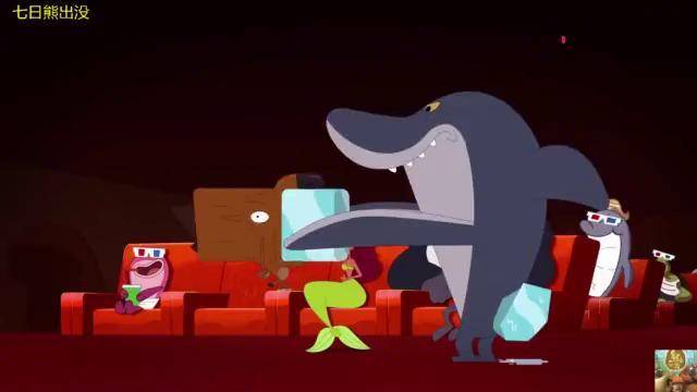 鲨鱼哥和美人鱼体验5d电影真是身临其境好刺激